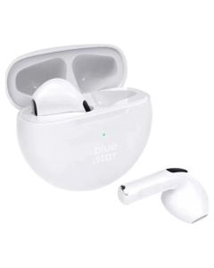 Blue Star TX3 Circle Beat TWS Wireless Bluetooth Stereo Earbuds - White - MT82736