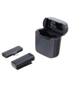 S11 Wireless Lavalier Microphone with Charging Case Ασύρματο Μικρόφωνο με Θύρα Lightning - Black - MT80632