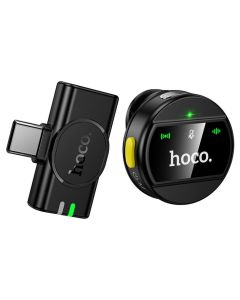 HOCO L21 Wireless Lavalier Microphone Type C Ασύρματο Μικρόφωνο - Black - MT80904