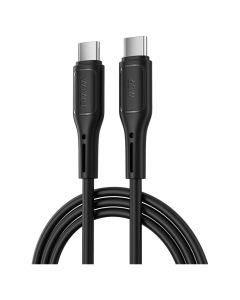 WIWU Wi-C043E Starlink Series Data Cable Καλώδιο Φόρτισης 60W Type-C σε Type-C 1m - Black - MT82643