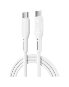 WIWU Wi-C043E Starlink Series Data Cable Καλώδιο Φόρτισης 60W Type-C σε Type-C 1m - White - MT82644