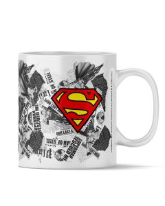 DC Comics Mug 330ml (WMGSMAN042) Κεραμική Κούπα - Superman Shield 070 White
