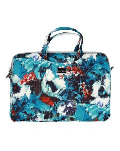Wonder Briefcase Θήκη Τσάντα για Macbook / Laptop 15" - 16" White Poppies