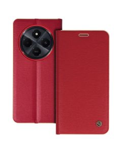 Wonder Frame PU Leather Wallet Case Θήκη Πορτοφόλι με Δυνατότητα Stand - Red (Xiaomi Redmi 14C / Redmi A4 / Poco C75)