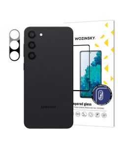 Wozinsky 9H Full Camera Lens Tempered Glass Film Prοtector Black (Samsung Galaxy S23 Plus)