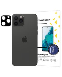 Wozinsky 9H Full Camera Lens Tempered Glass Film Prοtector Black (iPhone 12 Pro)