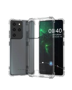 Wozinsky Anti Shock Durable Case Ανθεκτική Θήκη Σιλικόνης Clear (Samsung Galaxy S21 Ultra 5G)