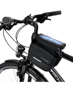 Wozinsky Bike Frame Pannier Bag 1.5L (WBB26BK) Τσαντάκι Ποδηλάτου με Θέση για Smartphone 6.7'' - Black