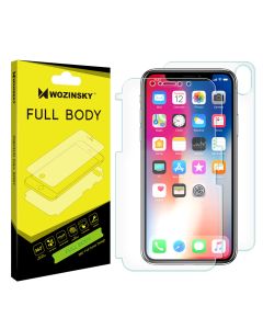 WOZINSKY Premium Full Body Screen Protector Self - Repair Front&Back (iPhone X / Xs)