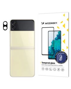 Wozinsky 9H Full Camera Lens Tempered Glass Film Prοtector Black (Samsung Galaxy Z Flip 3 5G)