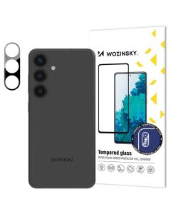 Wozinsky 9H Full Camera Lens Tempered Glass Film Prοtector Black (Samsung Galaxy S24)