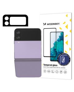 Wozinsky 9H Full Camera Lens Tempered Glass Film Prοtector Black (Samsung Galaxy Z Flip4)