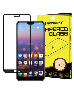 Wozinsky Full Glue Full Face Case Friendly Black Αντιχαρακτικό Γυαλί 9H Tempered Glass (Huawei P20 Pro)