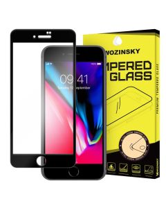 Wozinsky Full Glue Full Face Case Friendly Black Αντιχαρακτικό Γυαλί 9H Tempered Glass (iPhone 7 / 8 / SE 2020)