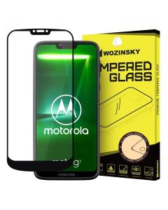Wozinsky Full Glue Full Face Case Friendly Black Αντιχαρακτικό Γυαλί 9H Tempered Glass (Motorola Moto G7 Power)