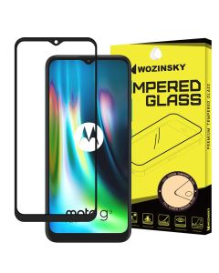 Wozinsky Full Glue Full Face Case Friendly Black Αντιχαρακτικό Γυαλί 9H Tempered Glass (Motorola Moto G9 Play / E7 Plus)