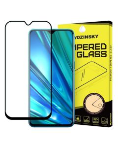 Wozinsky Full Glue Full Face Case Friendly Black Αντιχαρακτικό Γυαλί 9H Tempered Glass (Realme 5 Pro)