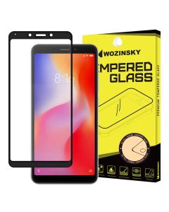 Wozinsky Full Glue Full Face Case Friendly Black Αντιχαρακτικό Γυαλί 9H Tempered Glass (Xiaomi Redmi 6A)