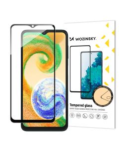 Wozinsky Full Glue Full Face Case Friendly Black Αντιχαρακτικό Γυαλί 9H Tempered Glass (Samsung Galaxy A04s)
