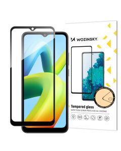 Wozinsky Full Glue Full Face Case Friendly Black Αντιχαρακτικό Γυαλί 9H Tempered Glass (Xiaomi Redmi A1 Plus)