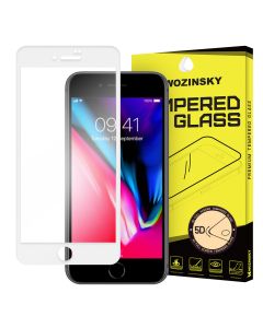 Wozinsky Full Glue Full Face White Αντιχαρακτικό Γυαλί 9H Tempered Glass (iPhone 7 / 8 / SE 2020)