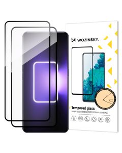 Wozinsky Full Glue Full Face Case Friendly 2Pack Black Αντιχαρακτικό Γυαλί 9H Tempered Glass (Realme GT Neo 5 / Realme GT3)