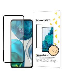 Wozinsky Full Glue Full Face Case Friendly Black Αντιχαρακτικό Γυαλί 9H Tempered Glass (Motorola Moto G52)