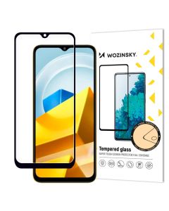 Wozinsky Full Glue Full Face Case Friendly Black Αντιχαρακτικό Γυαλί 9H Tempered Glass (Xiaomi Poco M5)
