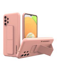 Wozinsky Kickstand Flexible Silicone Case - Θήκη Σιλικόνης με Stand Pink (Samsung Galaxy A13 5G)