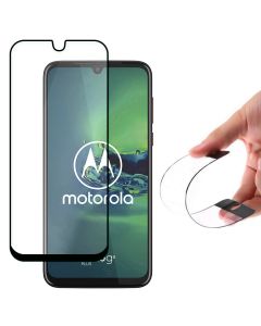 Wozinsky Nano Flexi Full Face Black Αντιχαρακτικό 9H Hybrid Screen Protector (Motorola Moto G8 Plus)