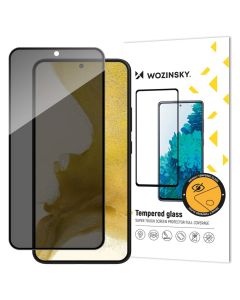 Wozinsky Privacy 3D Full Glue Full Face Αντιχαρακτικό Γυαλί Tempered Glass Black Frame (Samsung Galaxy S22 5G)