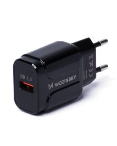 Wozinsky Wall Charger USB3.0 (WWC-B02) Αντάπτορας Φόρτισης - Black
