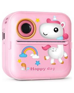 Wozinsky Thermal Printer Camera for Kids (WDT-03) Φορητός Εκτυπωτής Pink - MT83088