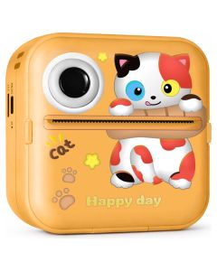 Wozinsky Thermal Printer Camera for Kids (WDT-05) Φορητός Εκτυπωτής Orange - MT83090