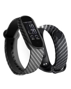 Silicone Replacement Wristband Carbon Black - Λουράκι Σιλικόνης για Xiaomi Mi Band 5 / 6