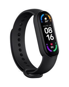Silicone Wristband Strap Black - Λουράκι Σιλικόνης για Xiaomi Mi Band 5/6/7 - MT75755