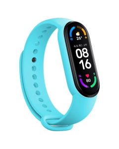 Silicone Wristband Strap Light Blue - Λουράκι Σιλικόνης για Xiaomi Mi Band 5/6/7