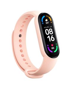 Silicone Wristband Strap Light Pink - Λουράκι Σιλικόνης για Xiaomi Mi Band 5/6/7