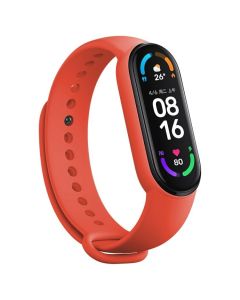 Silicone Wristband Strap Red - Λουράκι Σιλικόνης για Xiaomi Mi Band 5/6/7