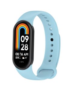 Silicone Wristband Strap Light Blue - Λουράκι Σιλικόνης για Xiaomi Smart Band 8 / 9 / NFC