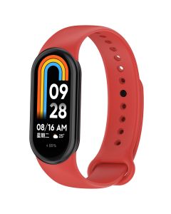 Silicone Wristband Strap Red - Λουράκι Σιλικόνης για Xiaomi Smart Band 8 / 9 / NFC