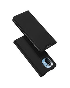 DUX DUCIS SkinPro Wallet Case Θήκη Πορτοφόλι με Stand - Black (Xiaomi Mi 11)
