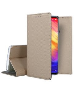 Forcell Smart Book Case με Δυνατότητα Stand Θήκη Πορτοφόλι Gold (Xiaomi Redmi 14C)