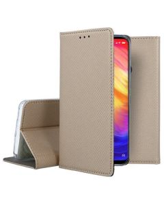 Forcell Smart Book Case με Δυνατότητα Stand Θήκη Πορτοφόλι Gold (Xiaomi Redmi 14C / Redmi A4 / Poco C75) - MT76706