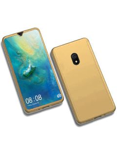 360 Full Cover Case & Tempered Glass - Gold (Xiaomi Redmi 8A)