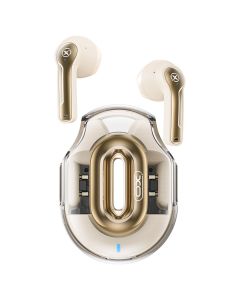 XO X43 TWS Wireless Bluetooth Stereo Earbuds with Charging Box - Beige - MT83980