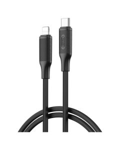 XO NB-Q265A Cable Καλώδιο Φόρτισης PD 27W Lightning σε Type-C 1m - Black - MT81729