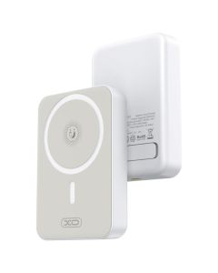 XO PR231 MagSafe Qi Wireless Power Bank PD QC 10000mAh 20W Εξωτερική Μπαταρία - White - MT76839