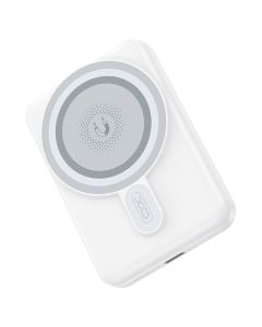 XO PR264 MagSafe Wireless Power Bank PD QC 10000mAh 20W Εξωτερική Μπαταρία - White - MT82750