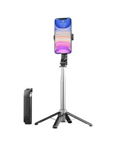 XO SS11 Selfie Stick 100cm with Tripod and Bluetooth Remote για Κινητά - Black